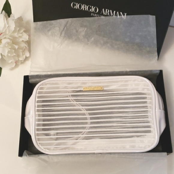 Giorgio Armani Makeup bag pouch New in Box - Picture 4 of 11